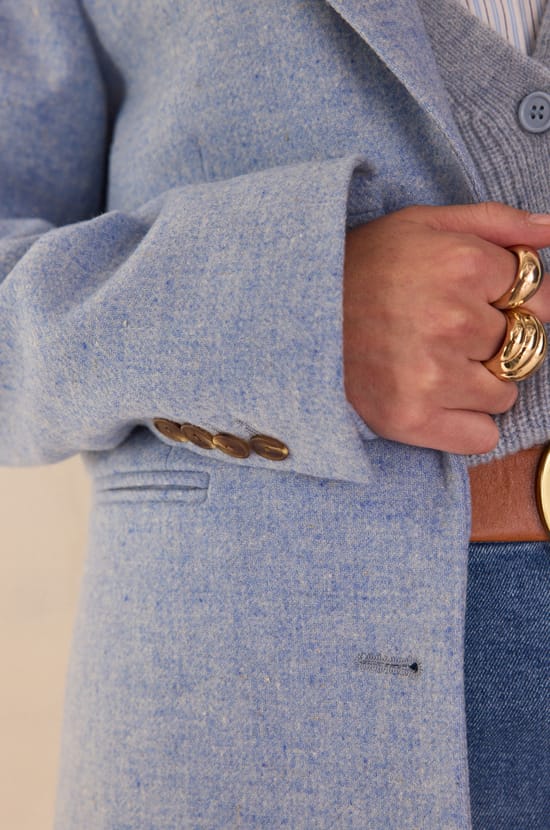 COURTNEY 100% wool suit jacket;${refinementColor}