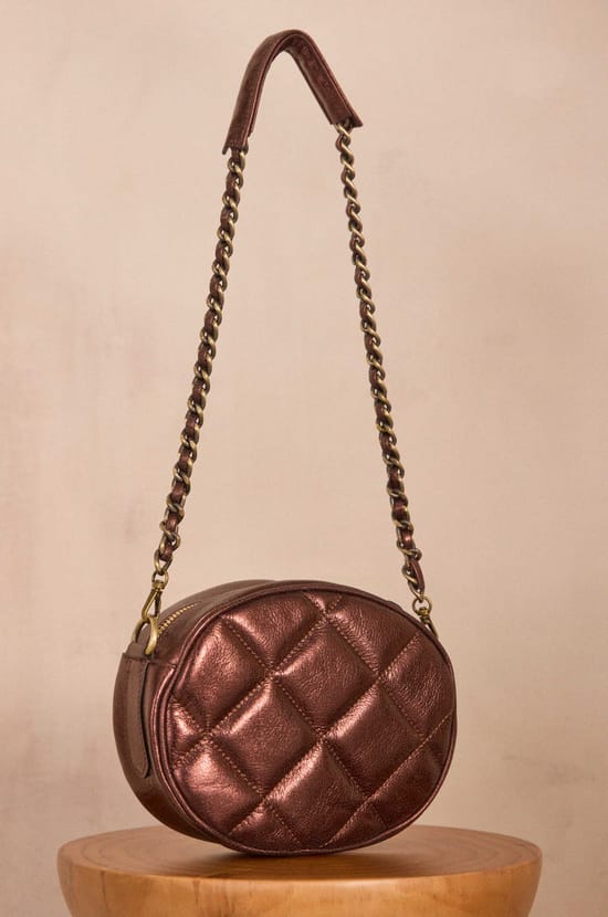 100% leather bag VIVIEN MINI;${refinementColor}