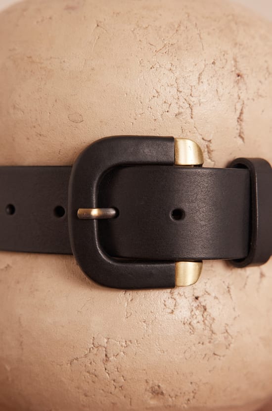 Ceinture NICOLAS en cuir;${refinementColor}