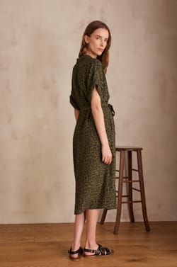 Robe chemise LOUISA imprim&eacute;e;${refinementColor}