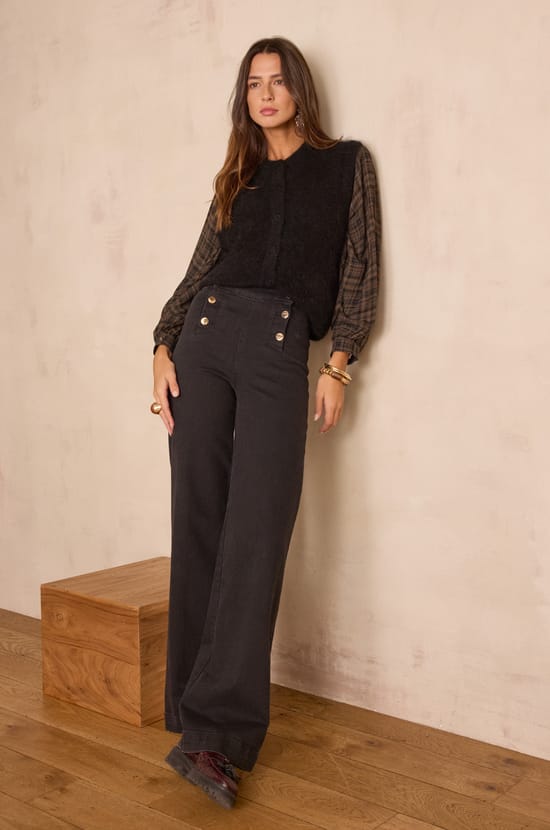 OXAN cotton jeans;${refinementColor}