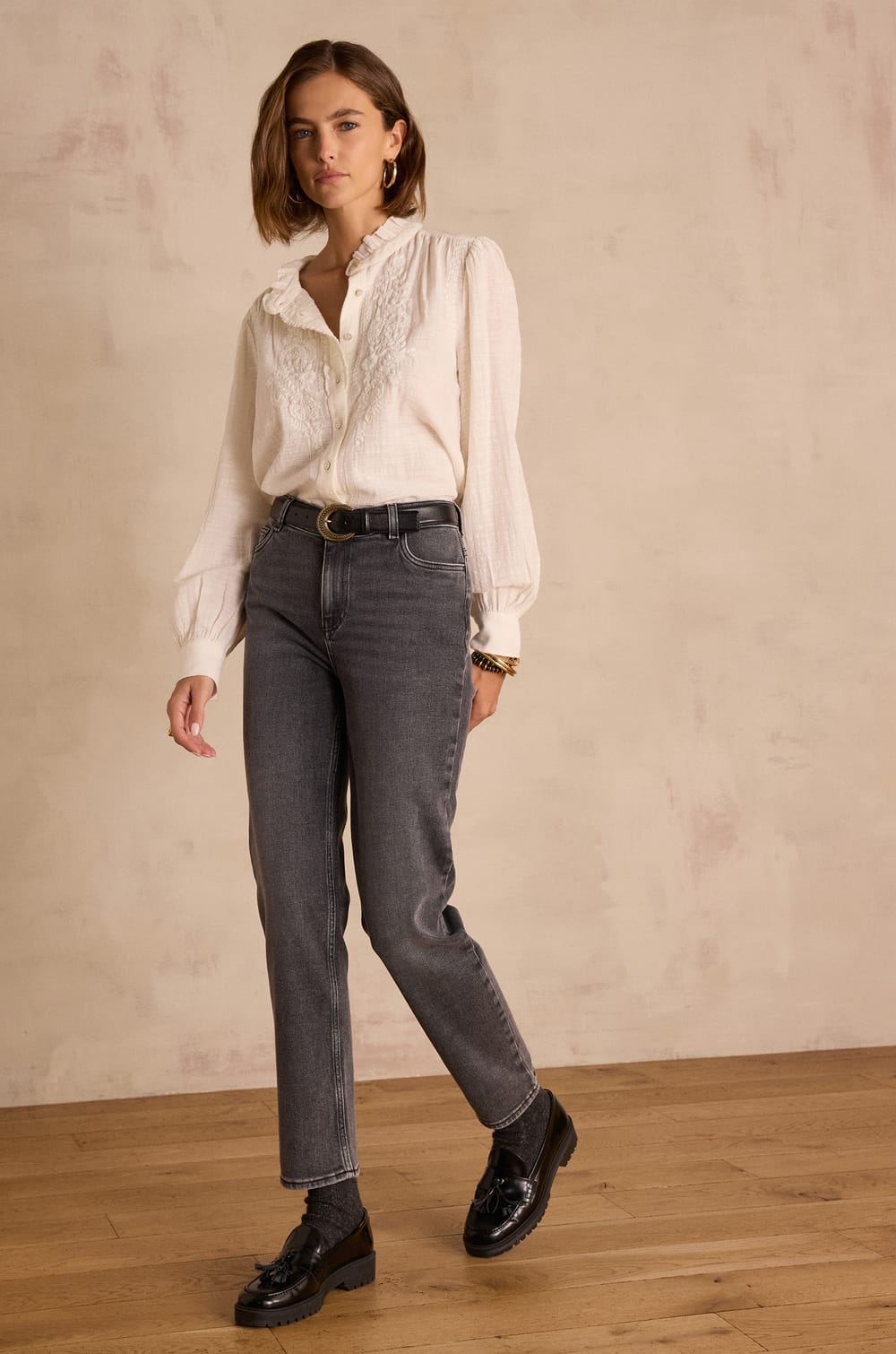 LOU slim jeans in denim;${refinementColor}