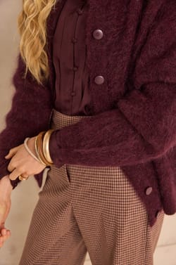 AIMEE sleeveless mohair blend sweater;${refinementColor}