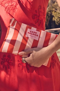 CASA PALOMA cotton pouch;${refinementColor}