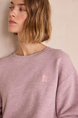 Sweat-shirt en coton LESLY;${refinementColor}