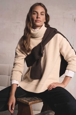BRANDO jumper in 100% wool;${refinementColor}