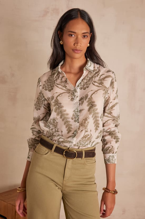 COLETTE cotton blouse;${refinementColor}