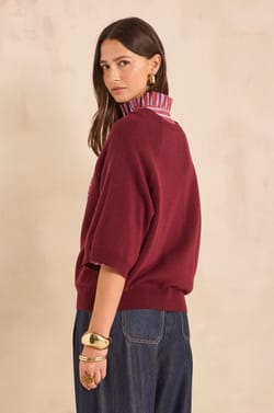 3/4 Sleeve Sweater WORKSHOP;${refinementColor}