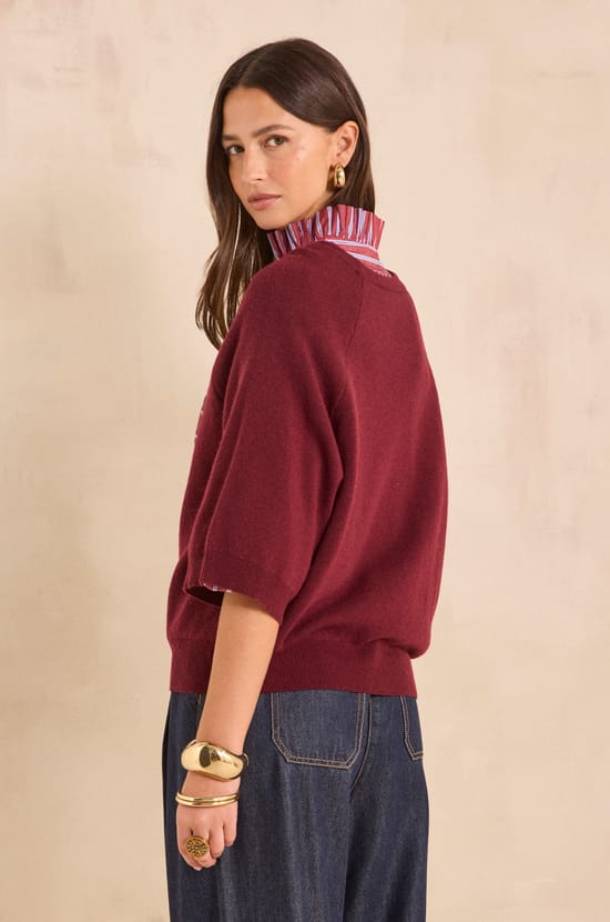 3/4 Sleeve Sweater WORKSHOP;${refinementColor}