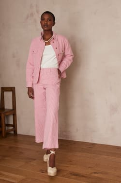 Veste CLARA en jean;${refinementColor}