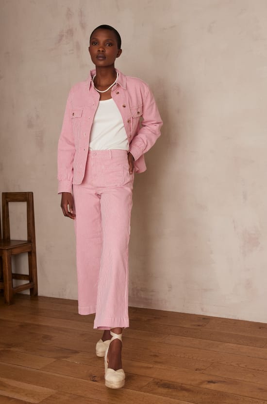 Veste CLARA en jean;${refinementColor}