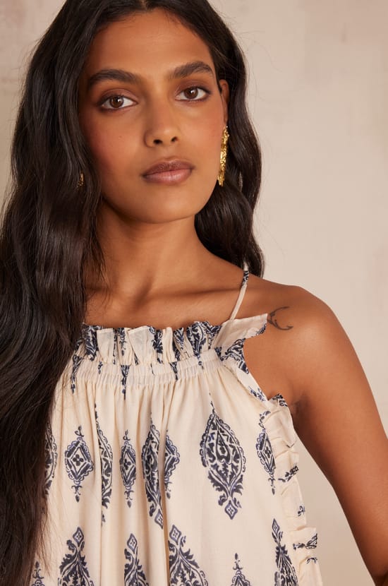 Vestido ROSELINE de algod&oacute;n;${refinementColor}