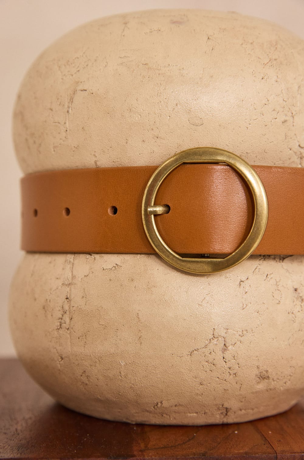 Leather belt ELINE;${refinementColor}