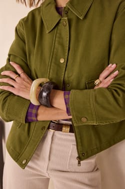 COCO cotton jacket;${refinementColor}