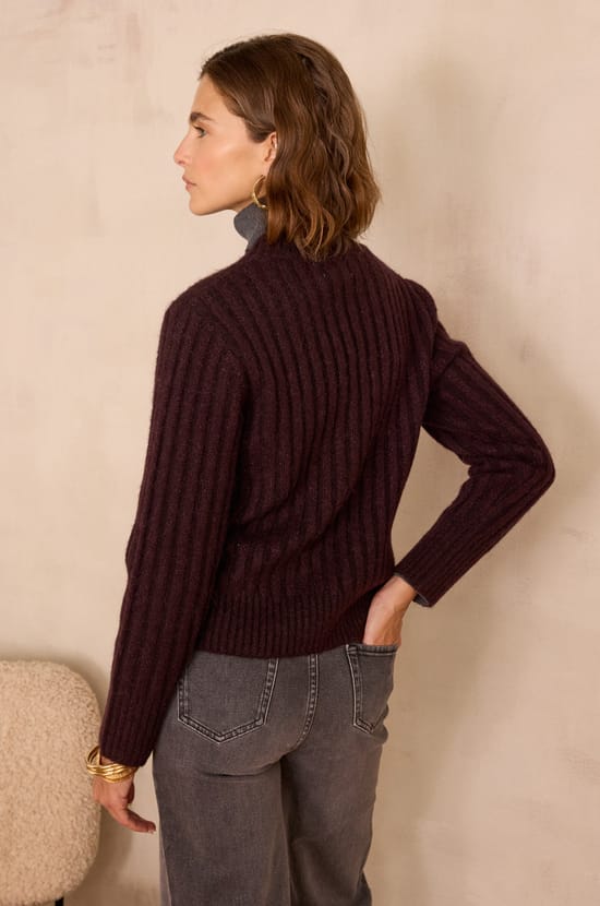 Pull BENICIO en laine et alpaga;${refinementColor}