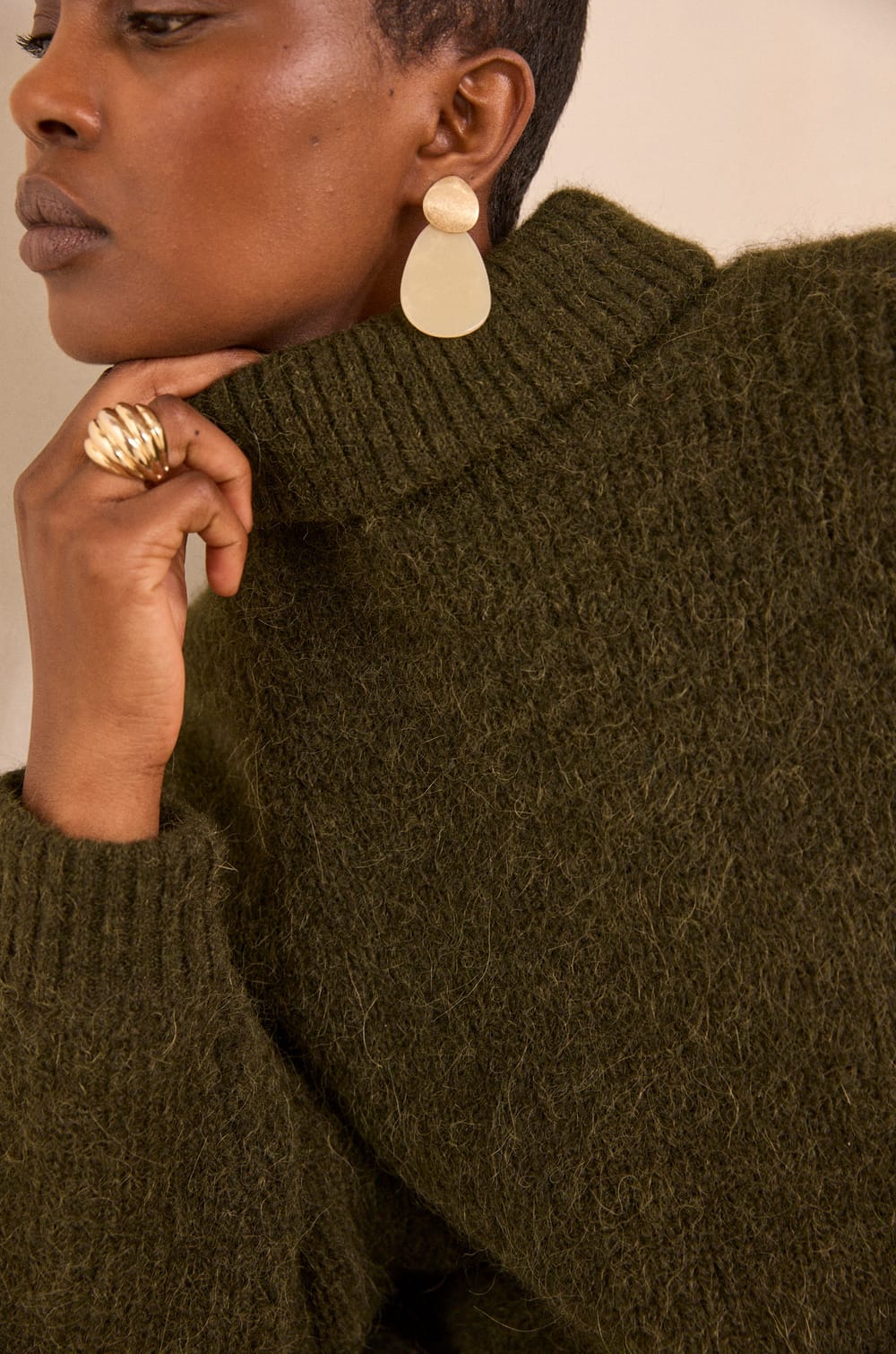 Long-sleeved alpaca sweater AZALEA;${refinementColor}