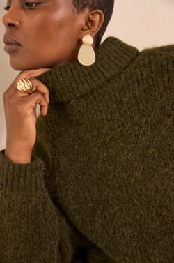 Long-sleeved alpaca sweater AZALEA;${refinementColor}