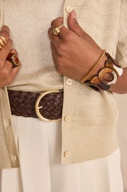 3/4 Sleeve Vest PALMYR;${refinementColor}