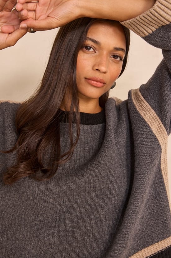Pull manches longues laine AVA;${refinementColor}