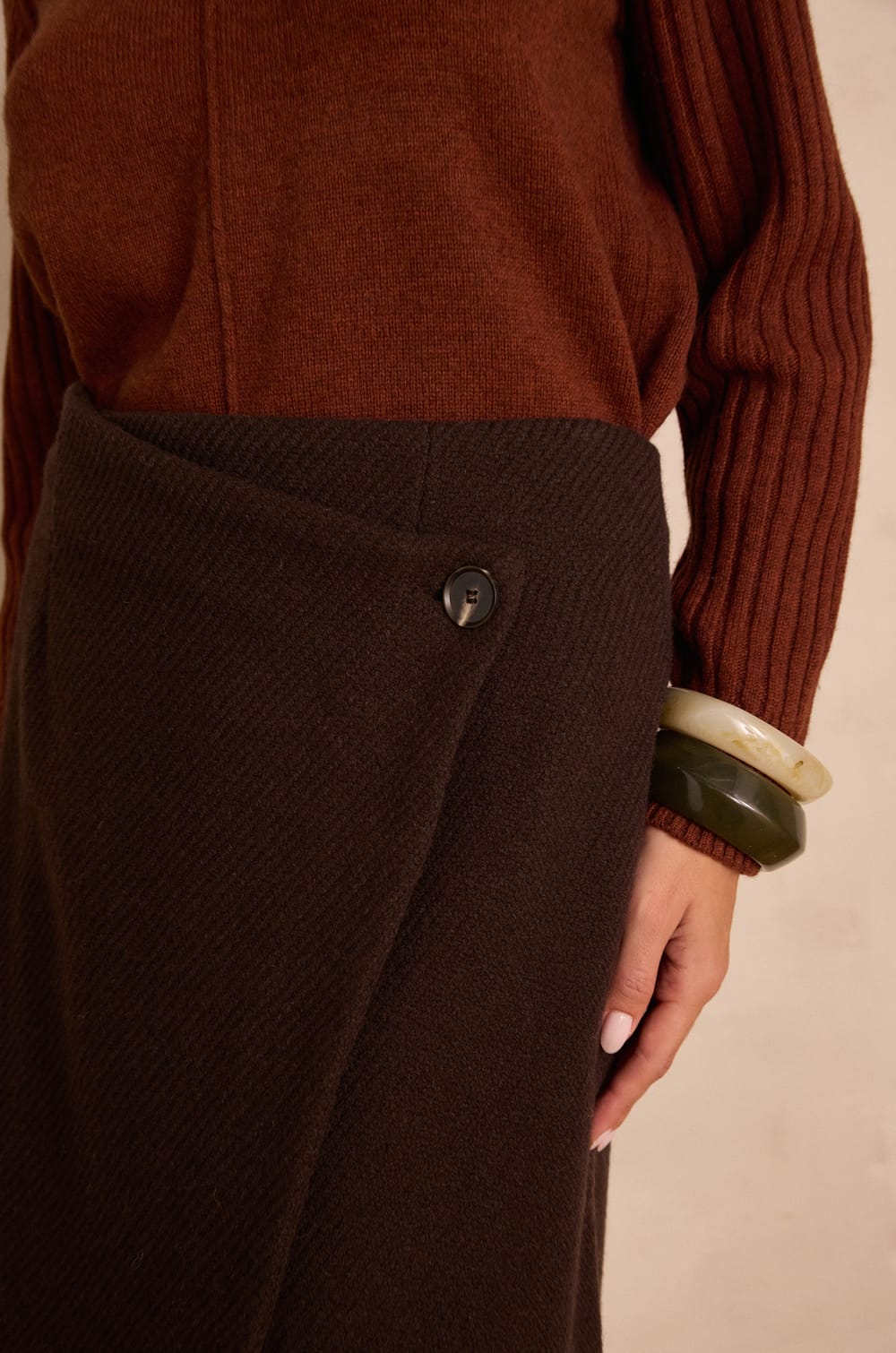ELONA long wool skirt;${refinementColor}