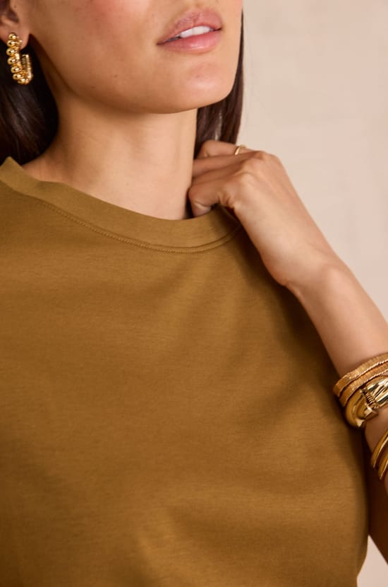 100% cotton T-shirt LENI;${refinementColor}