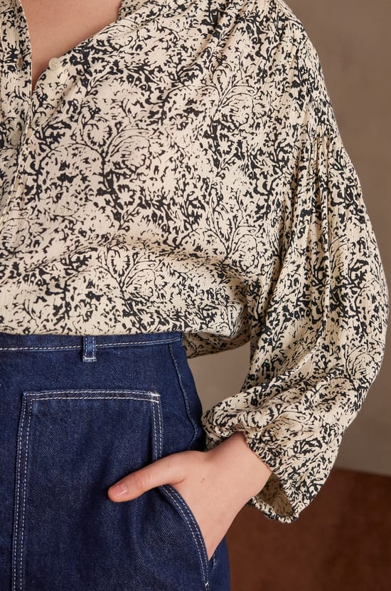 Blouse PROMISE imprim&eacute;e;${refinementColor}