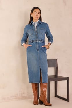Robe en jean BLAIRE;${refinementColor}