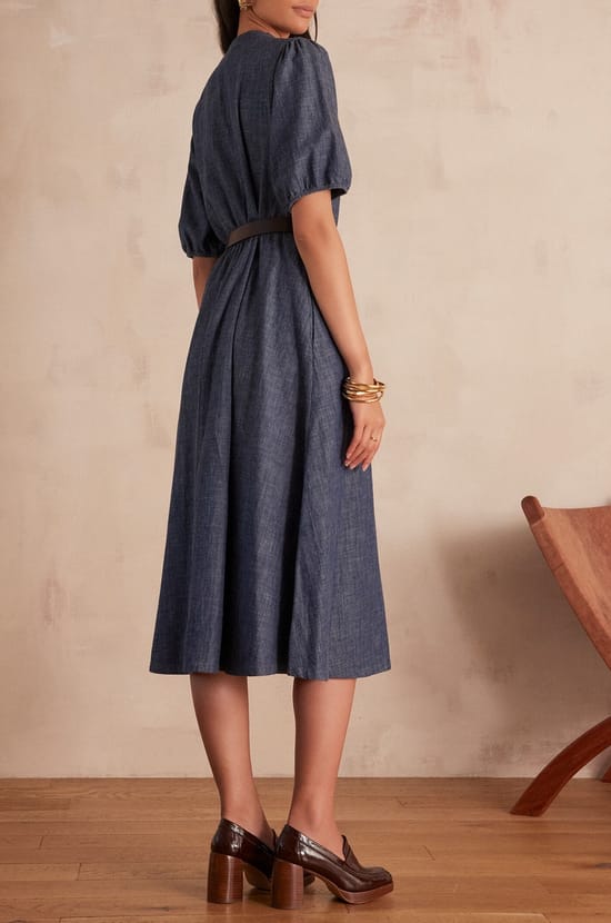 Robe LINDA en coton;${refinementColor}
