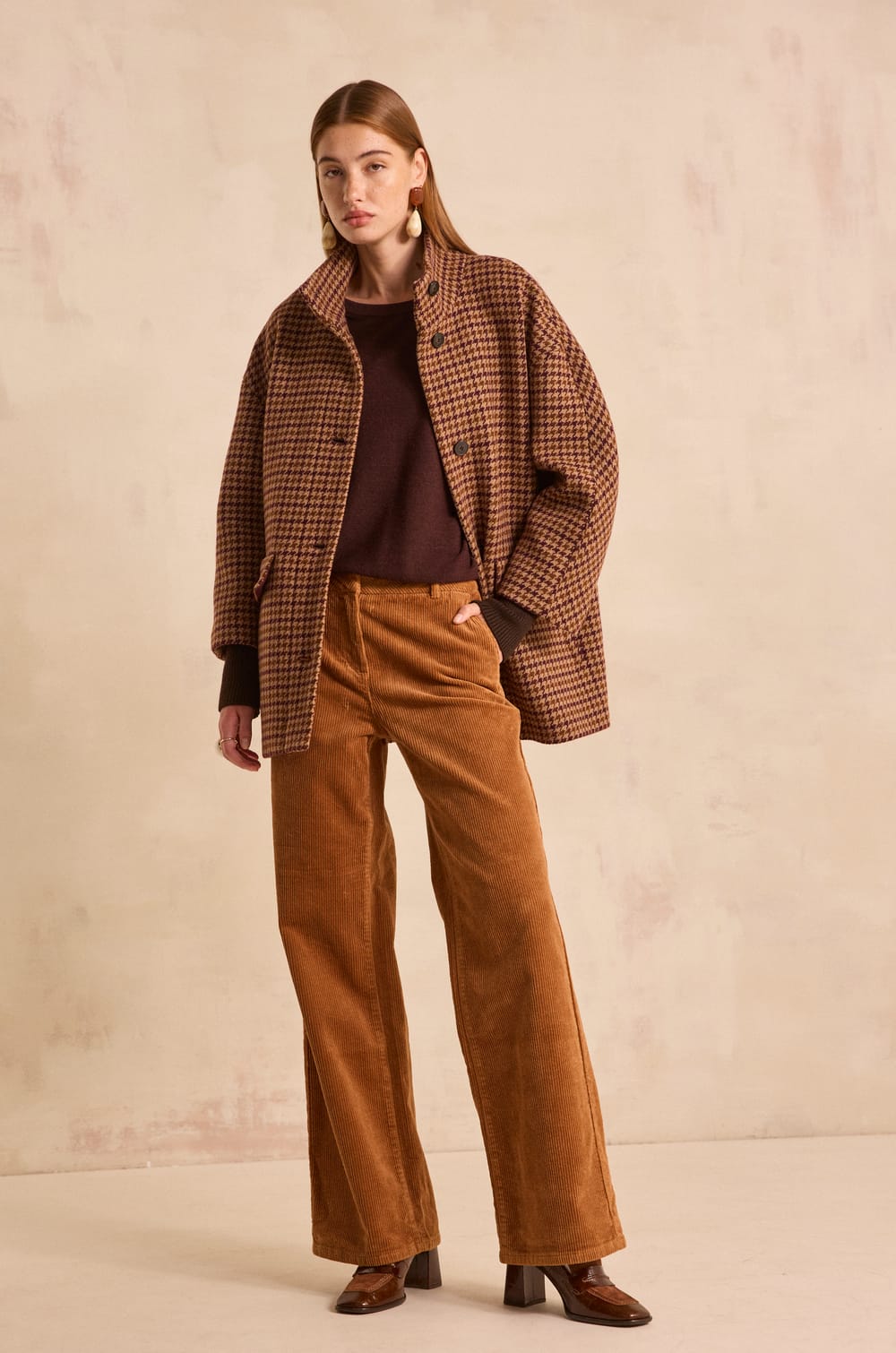 Long sleeve mixed wool sweater ALEA;${refinementColor}