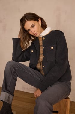 BLONDIE sleeveless alpaca jumper;${refinementColor}