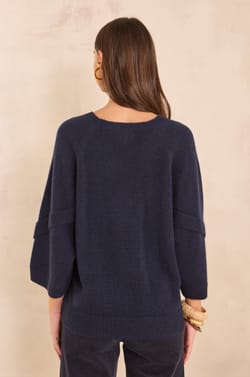 Pull en maille style cape ALYA;${refinementColor}