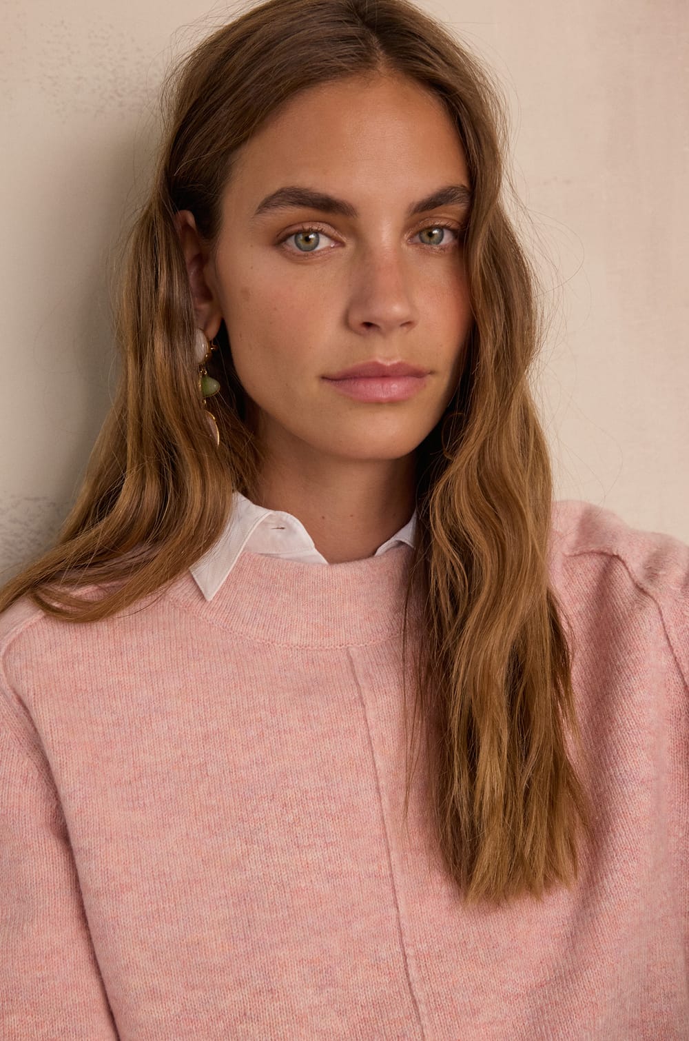 CLINTON jumper in 100% wool;${refinementColor}