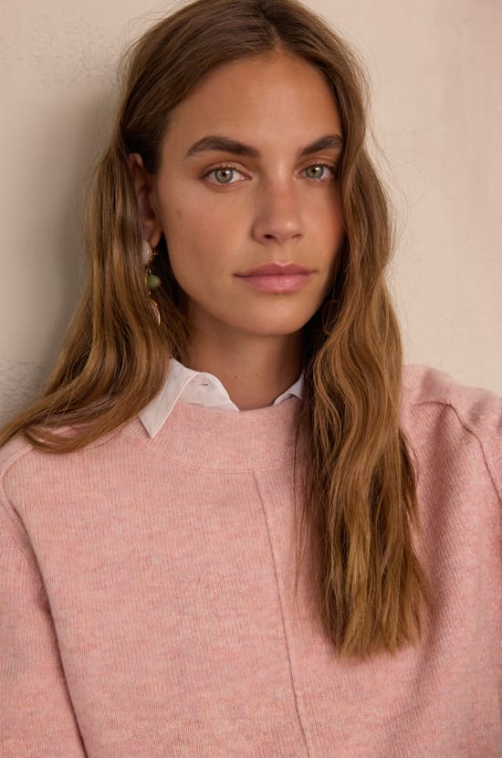 CLINTON jumper in 100% wool;${refinementColor}