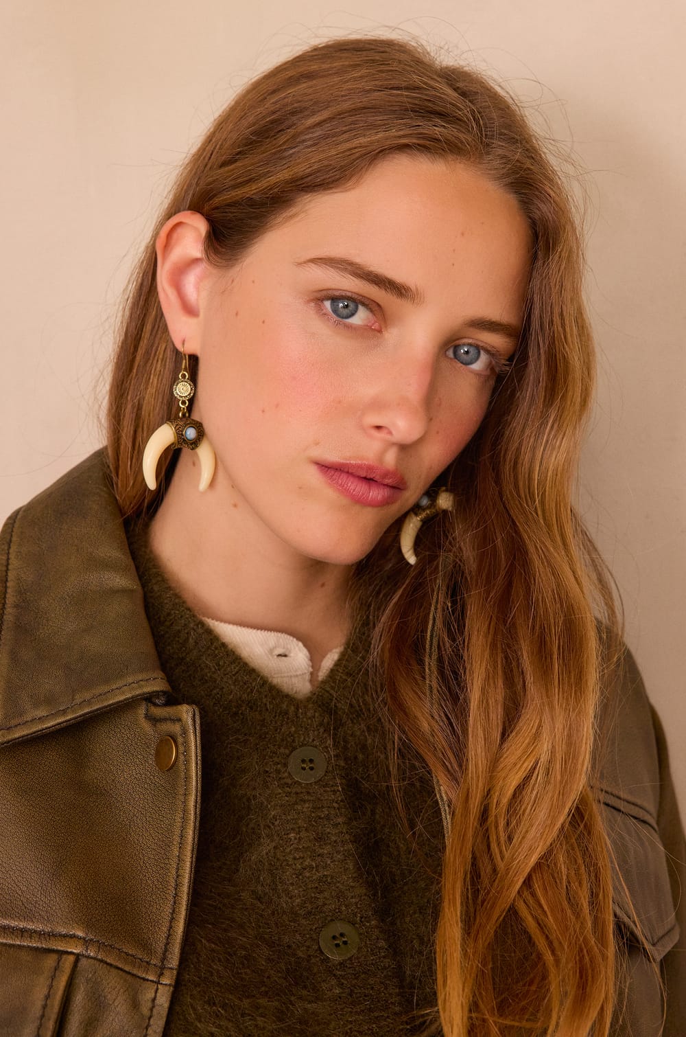 FIERCE leather jacket;${refinementColor}