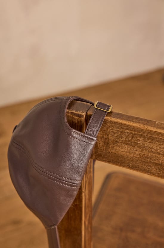 HELGA leather cap;${refinementColor}