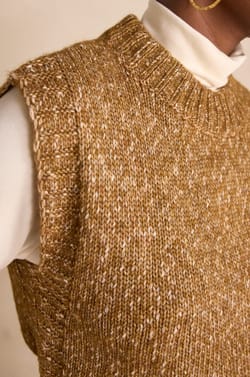 BOSTON sleeveless jumper;${refinementColor}