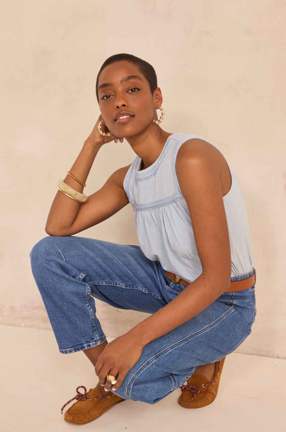 COTTON TANK TOP LISON;${refinementColor}