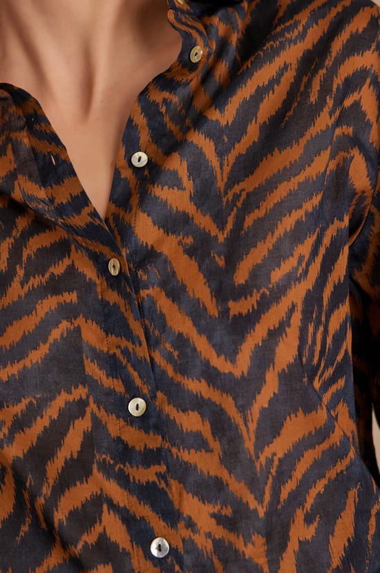 Chemisier en coton COLETTE;${refinementColor}