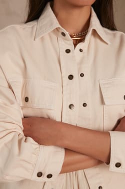 CLARA denim shirt;${refinementColor}