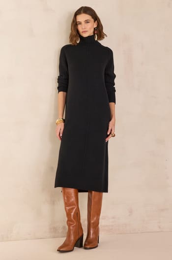 Wool and yak jumper dress BELLA;${refinementColor}