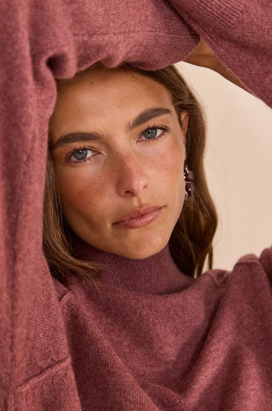 ACHILLE long-sleeve cashmere sweater;${refinementColor}