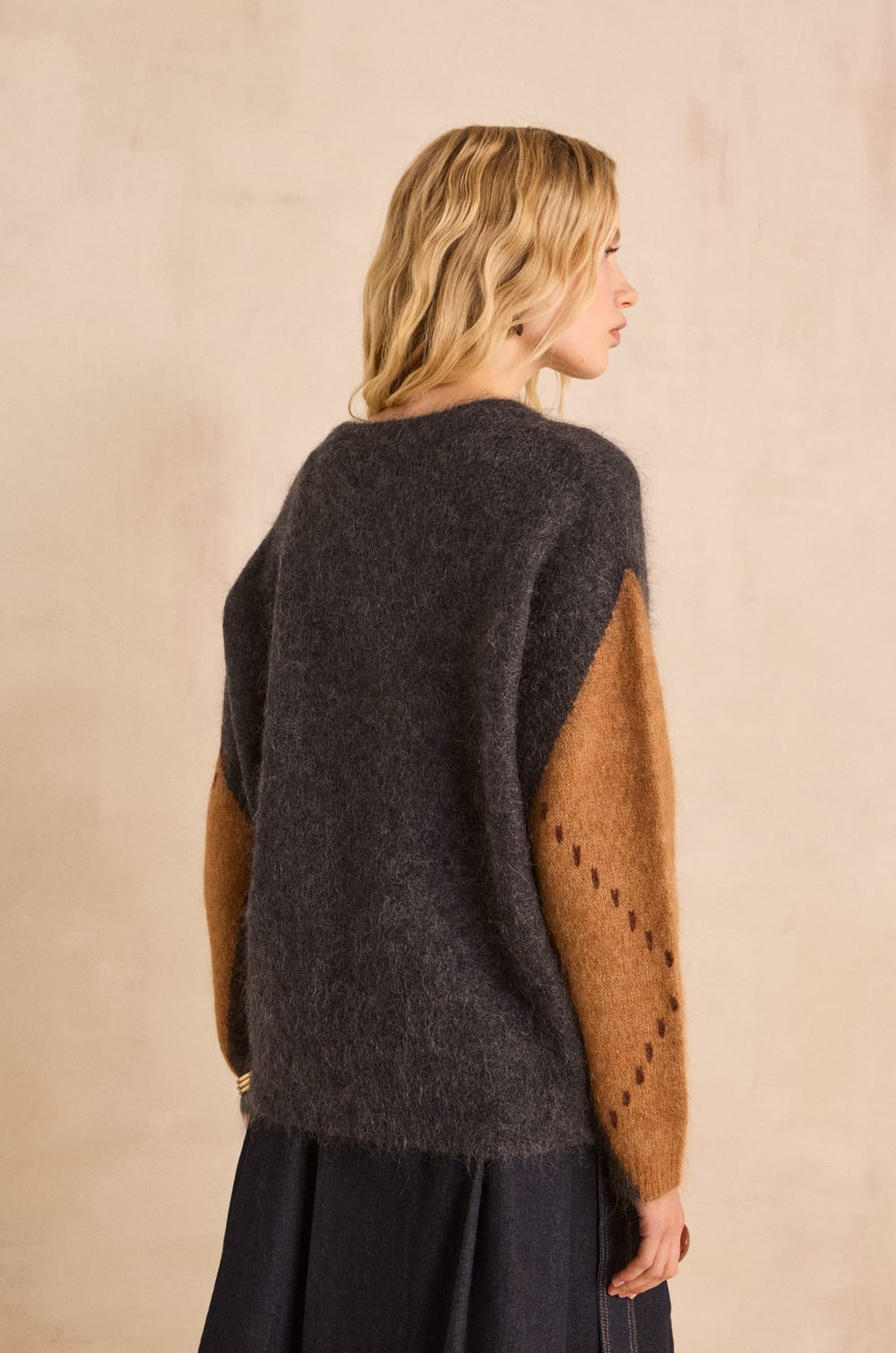 ALFONZO mohair blend sweater;${refinementColor}