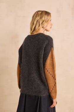 ALFONZO mohair blend sweater;${refinementColor}