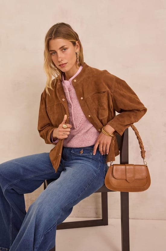 POPPY sleeveless wool jumper;${refinementColor}