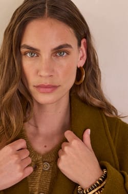 DJANIS wool pea coat;${refinementColor}