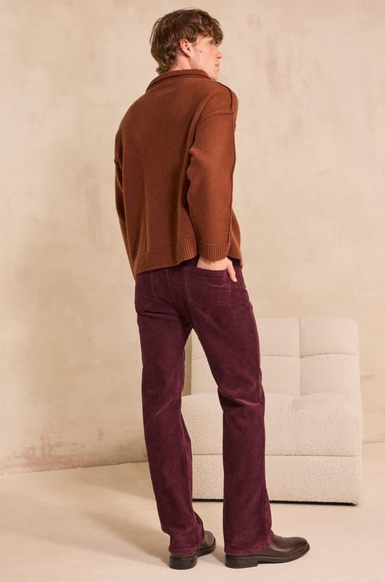 Pantalon large en velours unisexe ROMANTIC;${refinementColor}