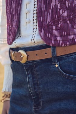  VICTOR leather belt;${refinementColor}