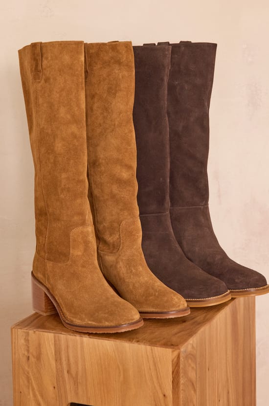 Bottes en cuir ROMANE;${refinementColor}