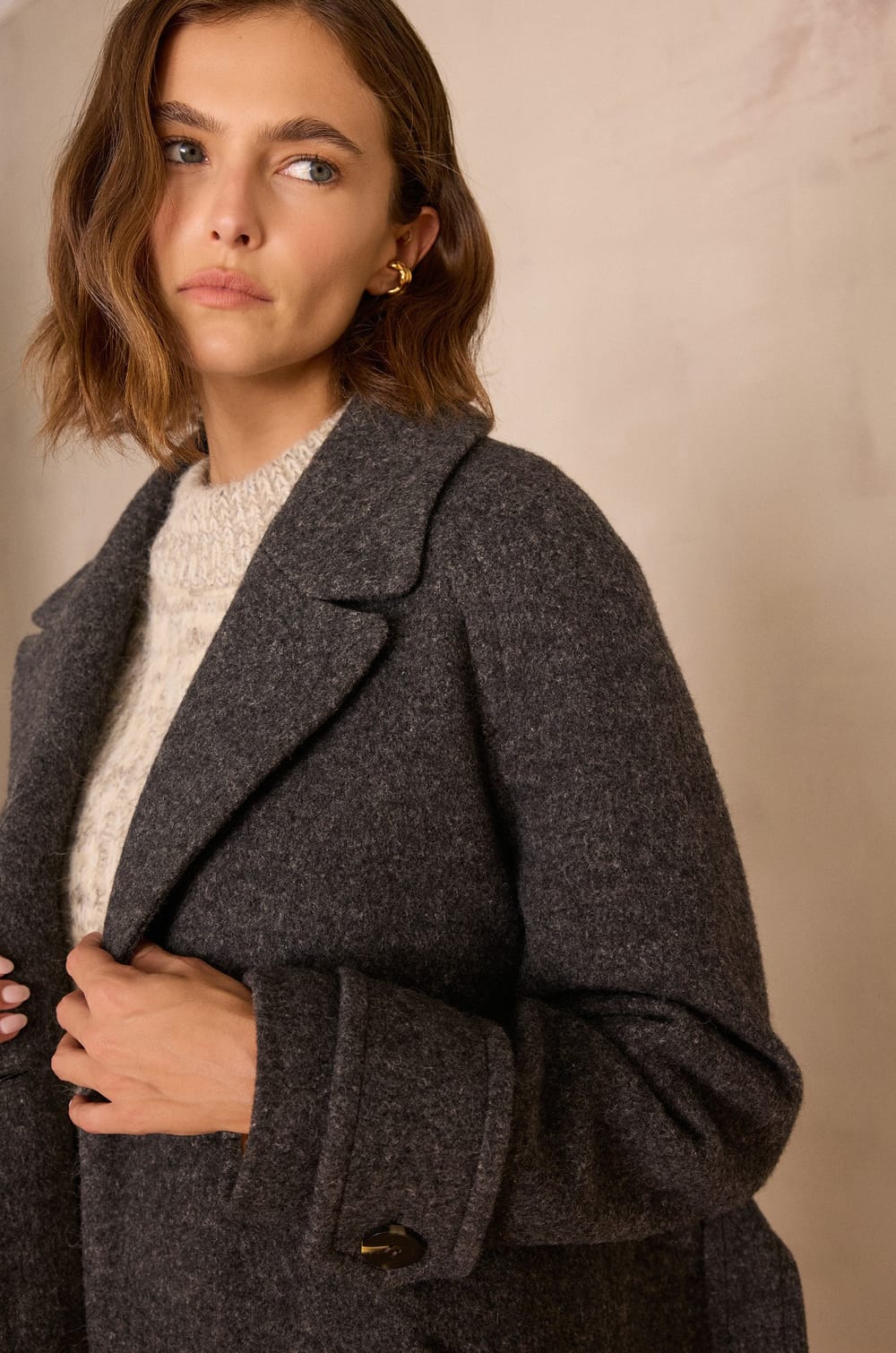 DAREN long wool coat;${refinementColor}