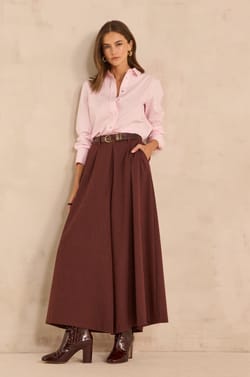 TATIANA extra large cotton trousers;${refinementColor}